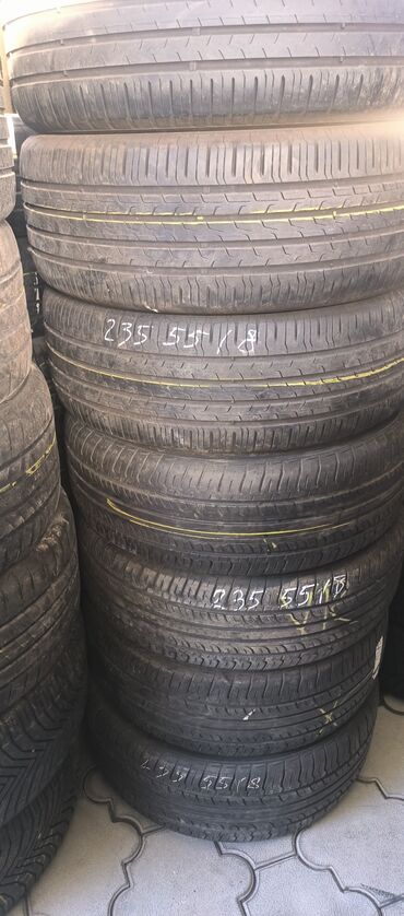 Шины: Шины 235 / 55 / R 18, Лето, Б/у, Легковые, Германия, Continental