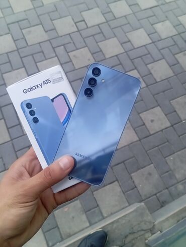 pubg 60 fps veren telefonlar samsung: Samsung Galaxy A15, 128 GB, rəng - Göy, Düyməli, Barmaq izi, İki sim kartlı