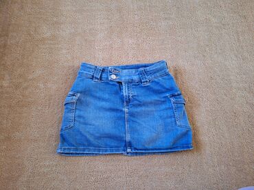 Suknje: H&M, Mini, 128-134, bоја - Tamnoplava — 12