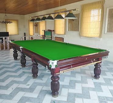 bilyard satisi: - Bilyard masalarının satışı və təmiri. - Rus, Amerikan pool, Snooker — 4