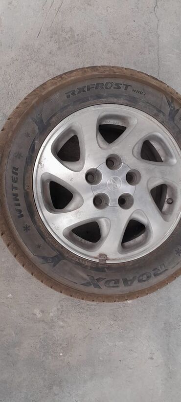 Диски: Литые Диски R 15 Toyota, Комплект, отверстий - 5, Б/у