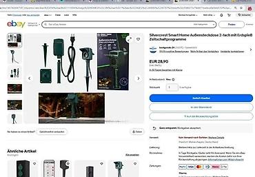 Utičnice: Smart Home SilverCrest spoljašnja pametna utičnica, 2-polna, sa — 5