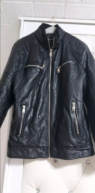 karirana jakna: Jacket L (EU 40), color - Black