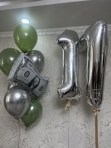 Воздушные шары и принадлежности: Элементы декора для праздников, включая надувные шары различных форм и — 8