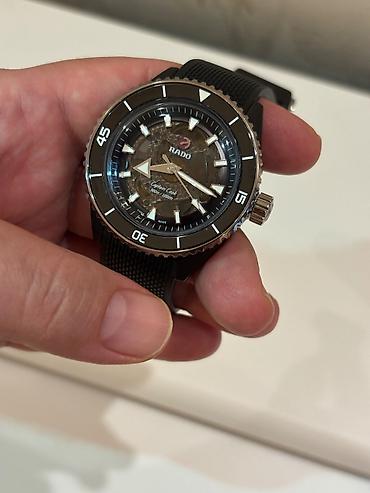 renos saat: RADO Captain Cook Automatic Skeleton — Original Swiss Made Cəmi 5 ay — 2
