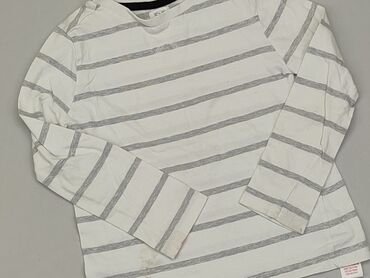 eleganckie białe bluzki koszulowe: Блузка, F&F, 5-6 р., 110-116 см, стан - Хороший