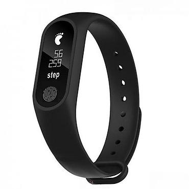 Smart satovi: Pametna fitnes narukvica (crna) sa OLED ekranom i USB punjačem - — 3