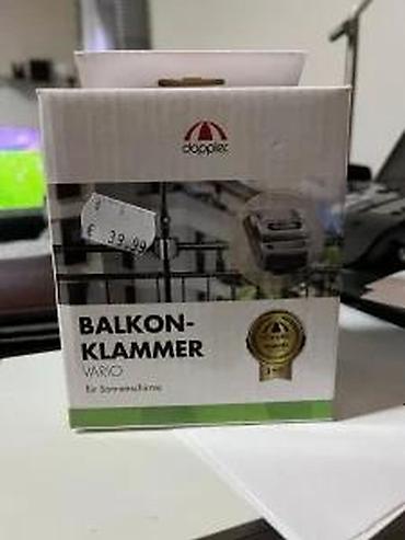 Stege: Doppler balkon stega za suncobrane - Praktičan nosač/stega za sigurno — 11