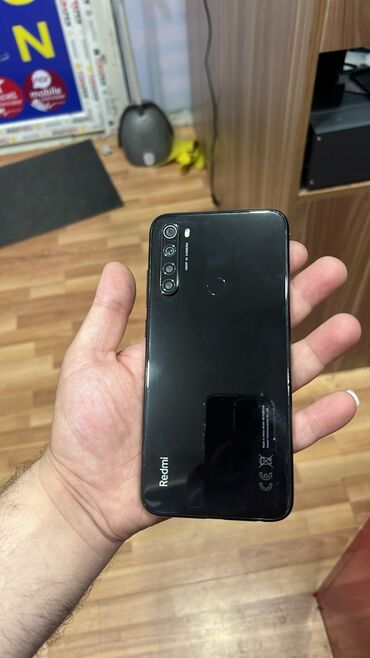 xiaomi mi3 16gb black: Xiaomi Redmi Note 8, 32 GB, rəng - Qara, 
 Barmaq izi