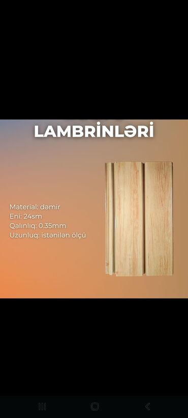 Profnastil: Metal dam örtükləri və tikinti materialları - Profil metal dam — 14