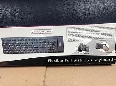 Tastature: Savitljiva silikonska USB tastatura – pune veličine sa numeričkim — 9