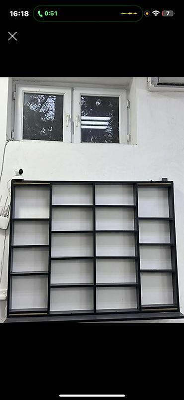 Salon, tibbi mebel: Peşəkar bərbər/stilist iş yeri üçün mebel dəsti - LED işıqlı böyük — 2