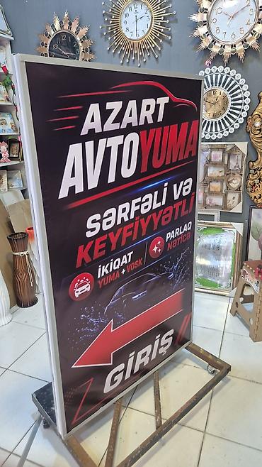 is elanlari usta: Banner vinil çapı.
Reklam xidmətləri.
Hər növ reklam işləri — 10