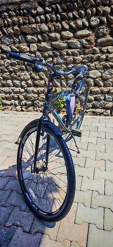 4 teker velosiped: İşlənmiş Şəhər velosipedi Salcano, 29", sürətlərin sayı: 10, Ünvandan götürmə — 9