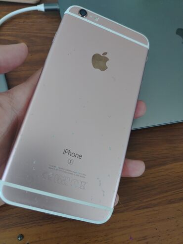 komputer ekran: IPhone 6s Plus, 16 GB, Rose Gold, Barmaq izi