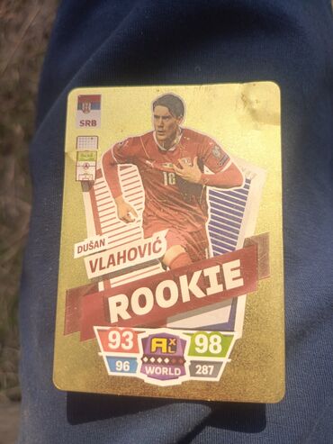 сапборд цена бишкек: Коллекционная карточка “Rookie” Дуšan Vlahović (Сербия) из серии World