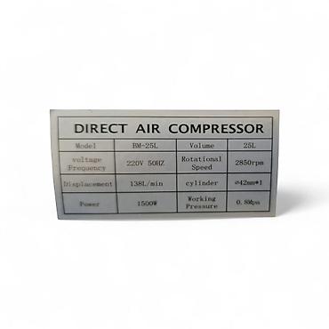 Kompressorlar: №: 8864 Məhsulun adı: Hava kompressoru G Power BM-25L Brend: No Brand — 2