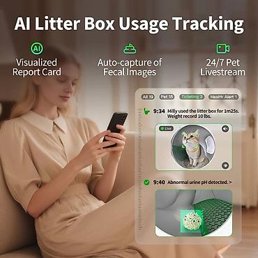 aypet pro m2: 🐱 Petkit Purobot MAX Pro 2 (P9904 Pro2) – Ağıllı Özünü Təmizləyən — 5