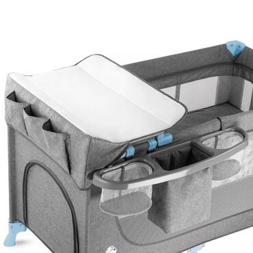 Manejlər: Манеж Kinderkraft Joy Blue с аксессуарами. Туристическая кроватка JOY -da lalafo.az — 6 Manejlər: Манеж Kinderkraft Joy Blue с аксессуарами. Туристическая кроватка JOY — 6