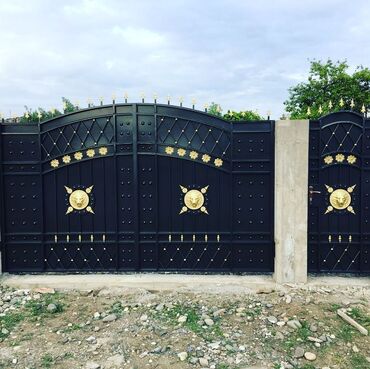 Həyət darvazaları: Metal EN MMC olaraq istədiyiniz forma və ölçüde demir işlerinin -da lalafo.az — 17 Həyət darvazaları: Metal EN MMC olaraq istədiyiniz forma və ölçüde demir işlerinin — 17