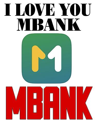 м пакет: Постер/принт «I LOVE YOU MBANK» - Яркий типографский дизайн с — 3
