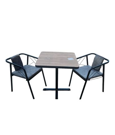 Masa və oturacaq dəstləri: Qonaq otağı üçün, Yeni, Açılmayan, Kvadrat masa, 4 stul — 9