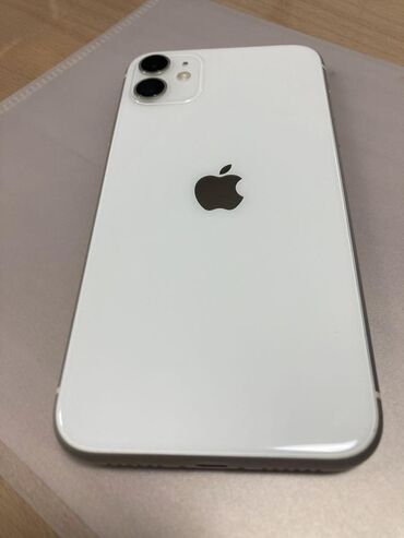 iphone 11 arxa şüşə qiymeti: IPhone 11, 64 GB, Ağ, Face ID