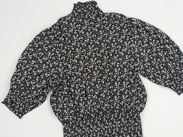 czarne bluzki z krótkim rękawem reserved: Neon & Nylon, Women's blouse, size M (EU 38)