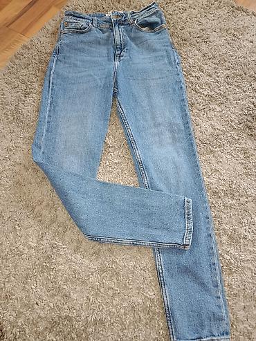 pull and bear helanke: ZARA ženske farmerke – svetloplavi denim - Model: klasičan kroj sa — 6