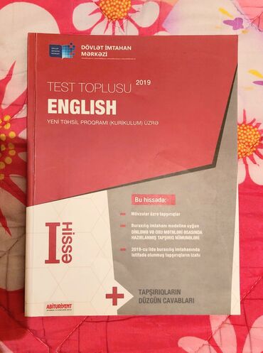 english 5 ci sinif: İNGİLİS DİLİ TOPLU 1 VƏ 2 Cİ HİSSƏ. İli 2019 Çatdırılma: Nəsimi