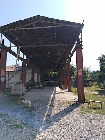 фосад: Металлический ангар-каркас с кран-балкой - Каркас: сварная стальная — 2