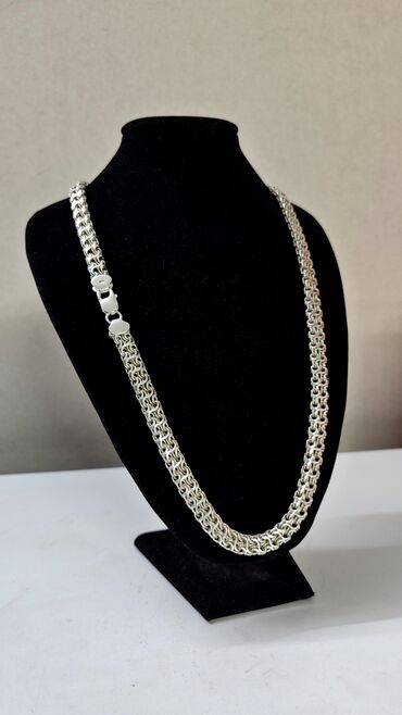 Серебряные цепочки: Цепь "Гермес" Серебро 925 проба Вес 75 грамм Длина 65 см Ширина 10 мм at lalafo.kg — 3 Серебряные цепочки: Цепь "Гермес" Серебро 925 проба Вес 75 грамм Длина 65 см Ширина 10 мм — 3