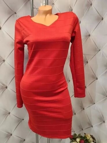 Haljine: 9Fashion Woman M, bоја - Zlatna, Koktel, klub, Dugih rukava — 8