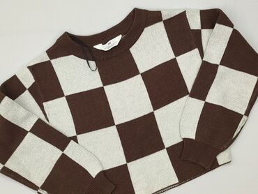 sweterek z dekoltem: Sweterek, H&M, 10 lat, 134-140 cm, stan - Bardzo dobry