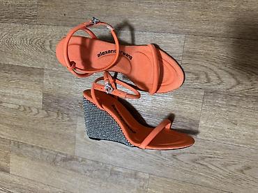 кроксы маквин: Босоножки, 37, 38, Alexander McQueen, Новый, цвет - Оранжевый, Платная доставка, Самовывоз — 3
