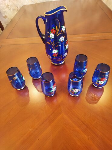 Qrafinlər və səhənglər: Rəng - Göy — 2