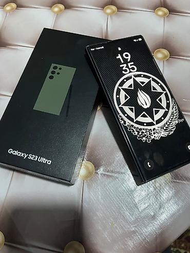 купить бу кондиционер: Samsung Galaxy S23 Ultra, 256 ГБ, цвет - Зеленый, Беспроводная зарядка — 3