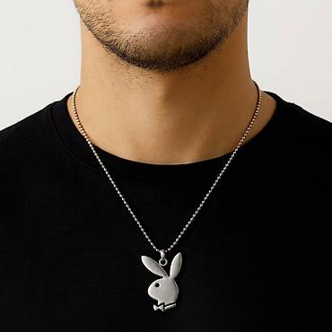 Цепочка чынжыр мончок Ц колье ожерелье с кулоном Playboy 💎 Стильное и at lalafo.kg Цепочка чынжыр мончок Ц колье ожерелье с кулоном Playboy 💎 Стильное и