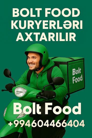 Şirkət sürücüləri: Moto-kuryer tələb olunur, Gündəlik ödəniş, Təcrübəsiz