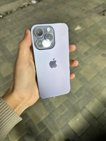 Apple iPhone: IPhone 14 Pro, 256 GB, Deep Purple, Face ID