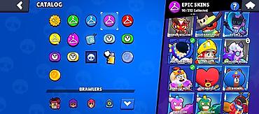 frank: Аккаунт Brawl Stars - Прокачка: 1796 трофеев, 27 из 99 бойцов - — 10