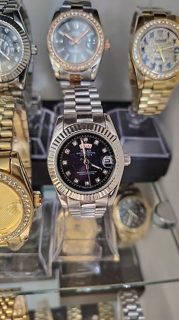 Aksesuarlar: Məhsul: Kvars mexanizmli dəbli saatlar (klassik “Datejust” üslubunda) — 2