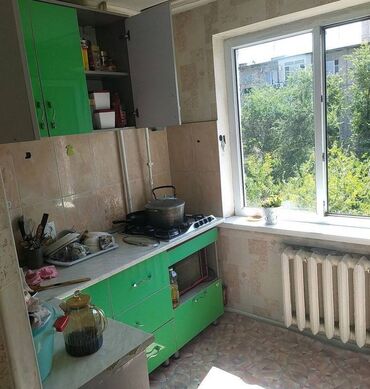 ищу квартиру ошский рынок: 2 комнаты, 45 м², 104 серия, 4 этаж, Старый ремонт