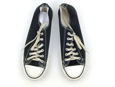 czarna sukienka i białe trampki: Trainers for women, size 41