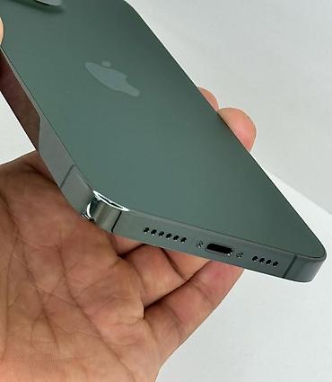 Apple iPhone: IPhone 13 Pro Max, Б/у, 256 ГБ, Alpine Green, Чехол, 76 % — 3