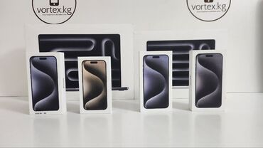 Apple iPhone: IPhone 15 Pro Max, Новый, 256 ГБ, Черный, Зарядное устройство, Кабель, Коробка, 100 %