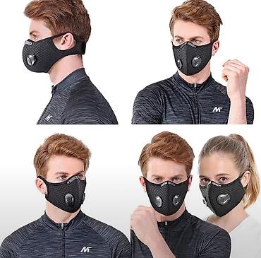 Маски медицинские: Спортивная моющаяся многоразовая маска для лица Рт 2,5 со сменным — 12