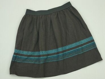 spódnice z eko skóry trapezowe: Skirt, S (EU 36), condition - Very good