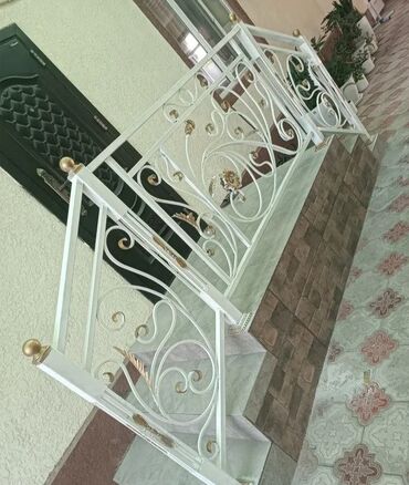 Изготовление перил: Изготовление перил Материал: Кованное железо, Наружные, Бесплатная доставка — 19