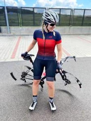 Oprema za bicikliste: DRES FORCE ASCENT UNI KRATKI RUKAV, PLAVA-CRVENA | Zatvarač preko — 10